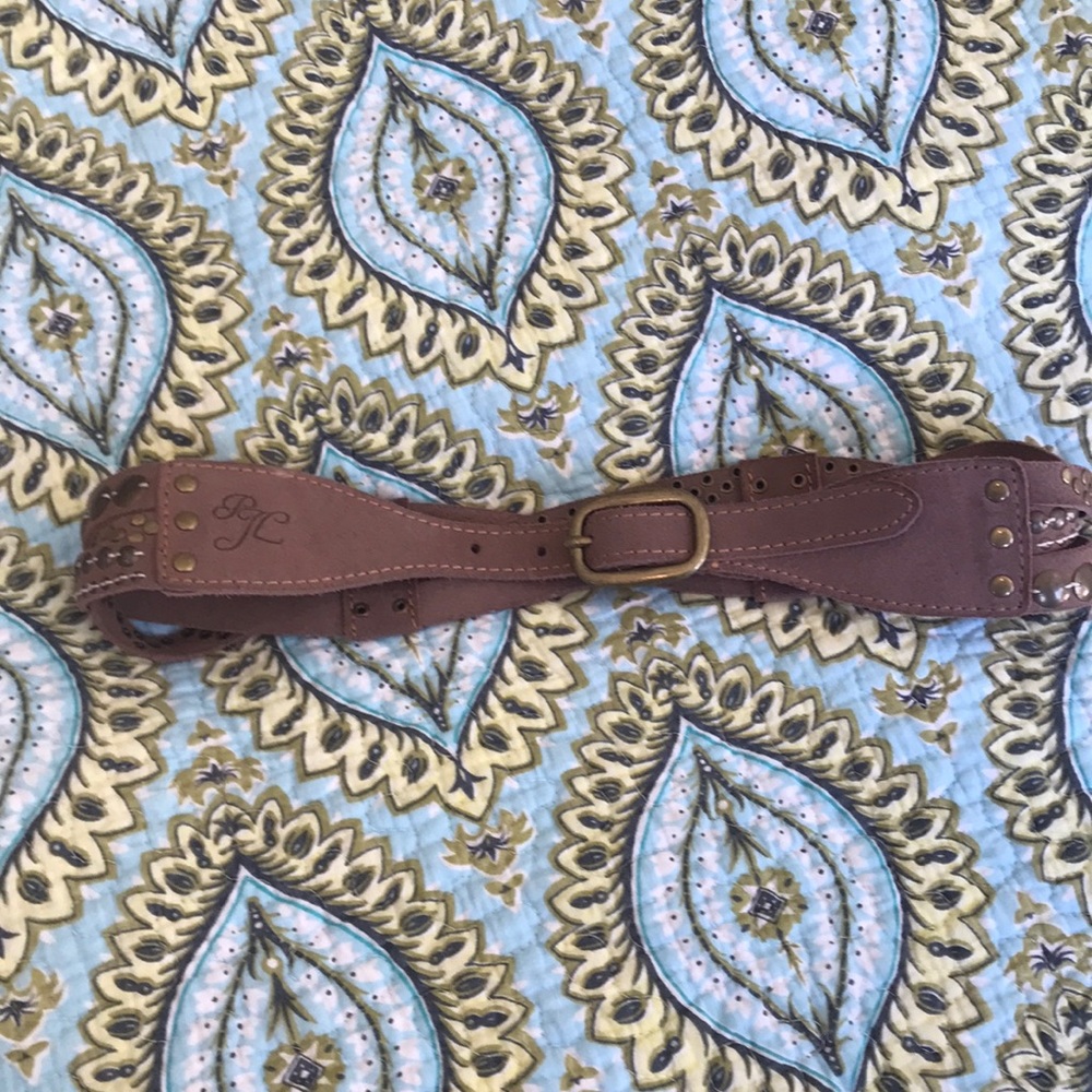Leather belt